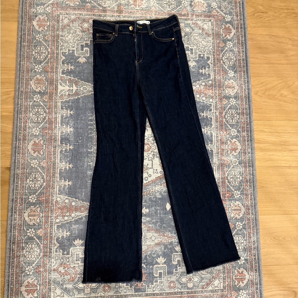 Zara Dark Indigo bootcut Jeans